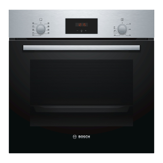 Bosch HBF114BR0Y Instruction Manual