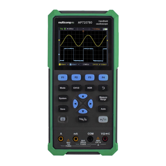 multicomp pro MP Dual Channel Series User Manual