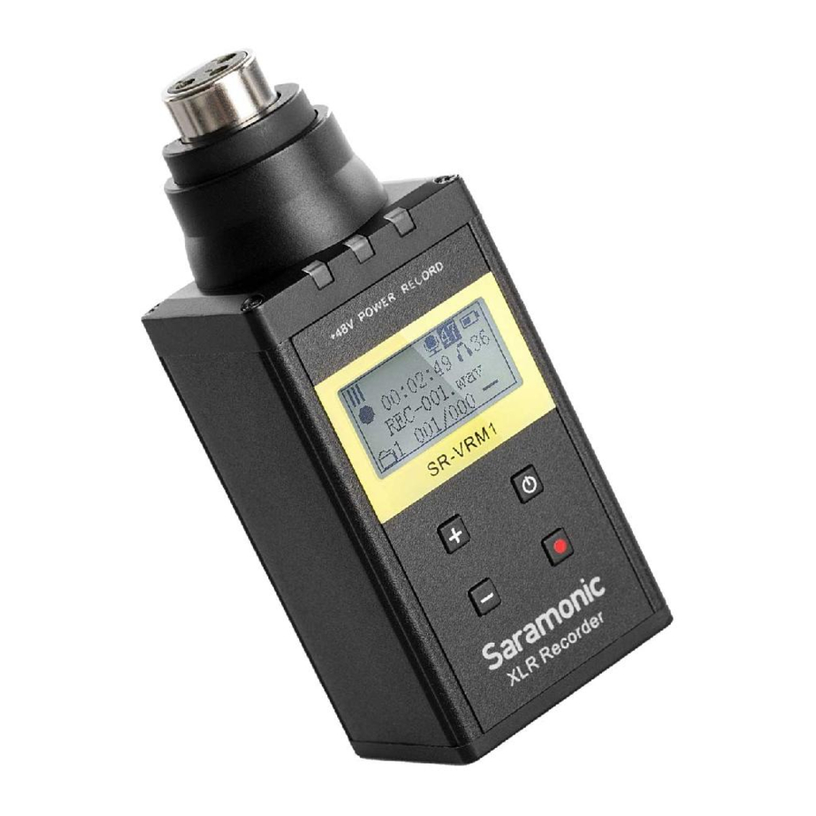 Saramonic SR-VRM1 - Compact Linear PCM Recorder with XLR Connector ...