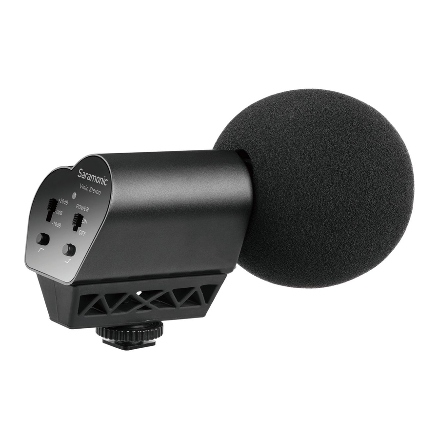 Saramonic VMIC Microfono A Condensatore Per Fotocamera DSLR E Videocamera, Direzionale Supercardioide, Con Filtri E Uscita Cuffie
