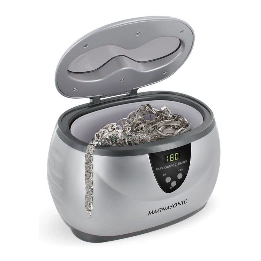 Haier HU380S Digital Ultrasonic Jewelry Cleaner Manual ManualsLib