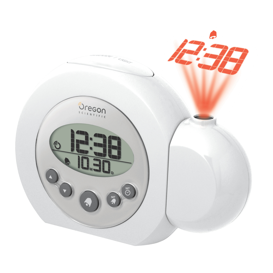 Oregon Scientific RM303P Radio Controlled Projection Clock Manual