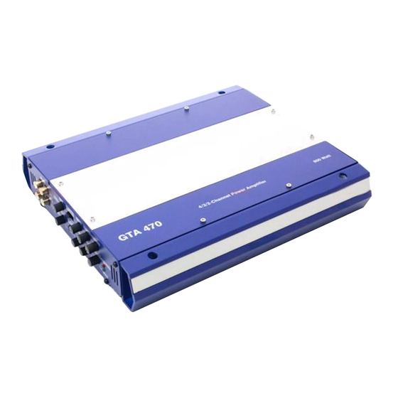 BLAUPUNKT GTA 470 OPERATING AND INSTALLATION INSTRUCTIONS Pdf Download ...