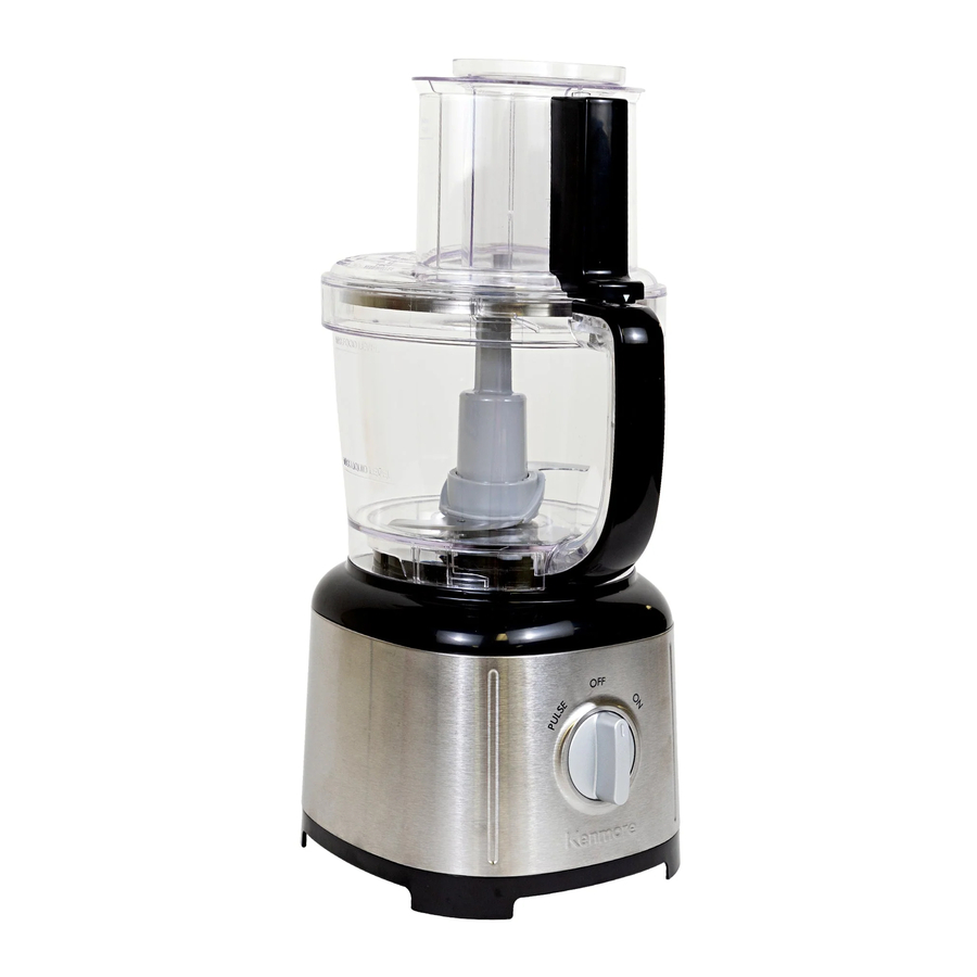 Kenmore KKFP11CB, KKFP11CR 11Cup Food Processor Manual ManualsLib