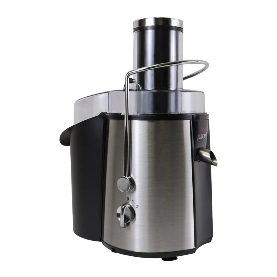 Koolatron Total Chef Juicin' KMJ01 Power Juicer Manual ManualsLib