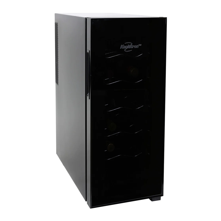 Koolatron WC12MG Slim Wine Cellar 12bottle Wine Cooler Manual