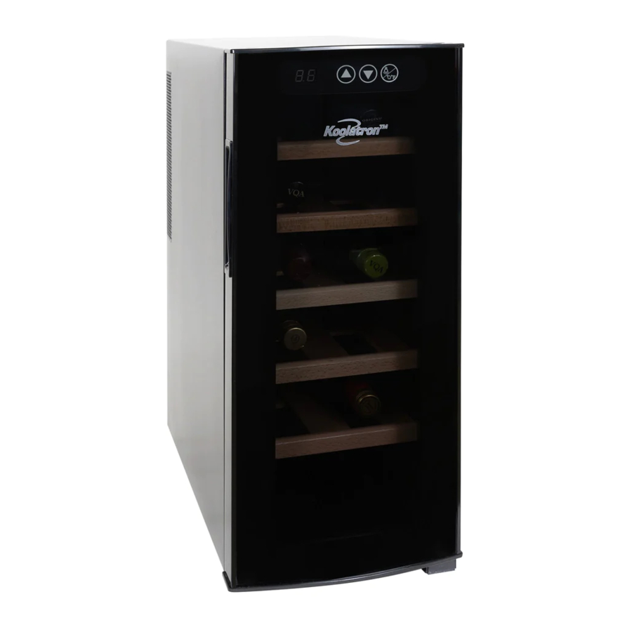 Koolatron WC1235D Deluxe Wine Cellar 12bottle Wine Cooler Manual