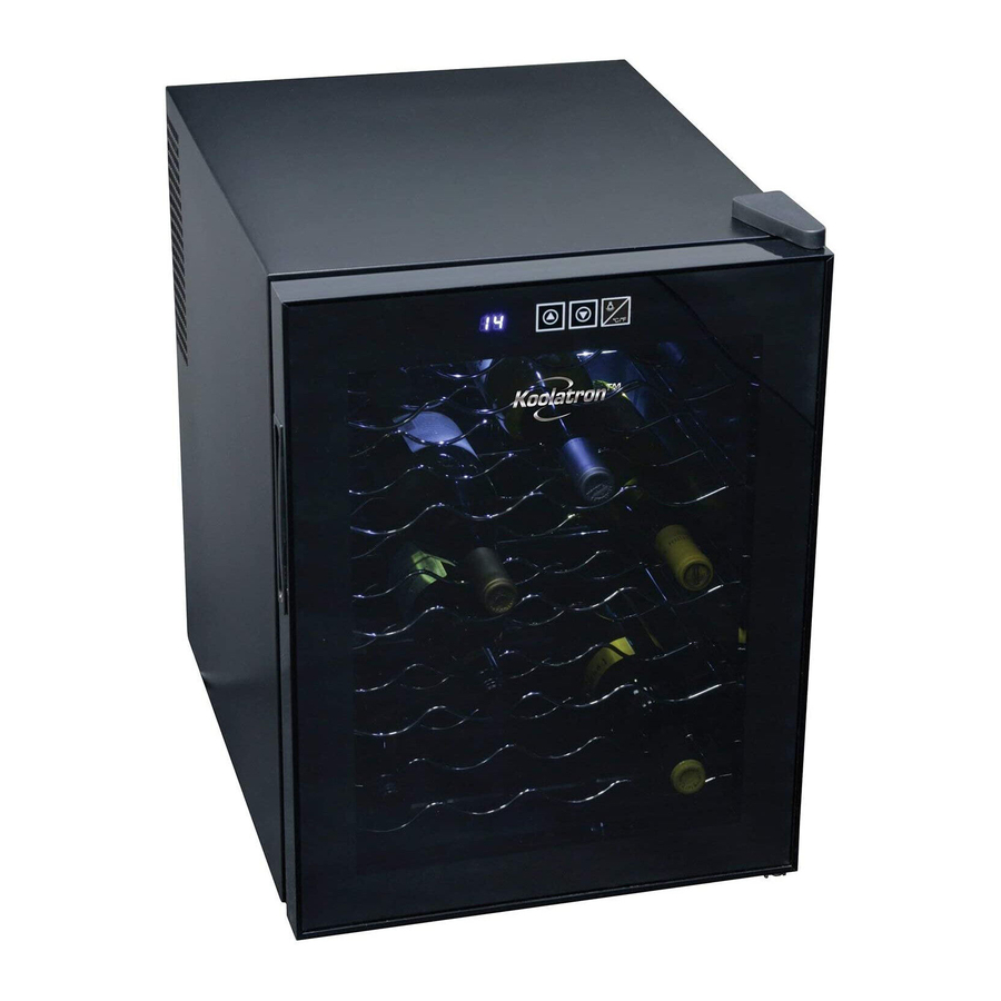 Koolatron WC20 Wine Cellar 20bottle Manual ManualsLib