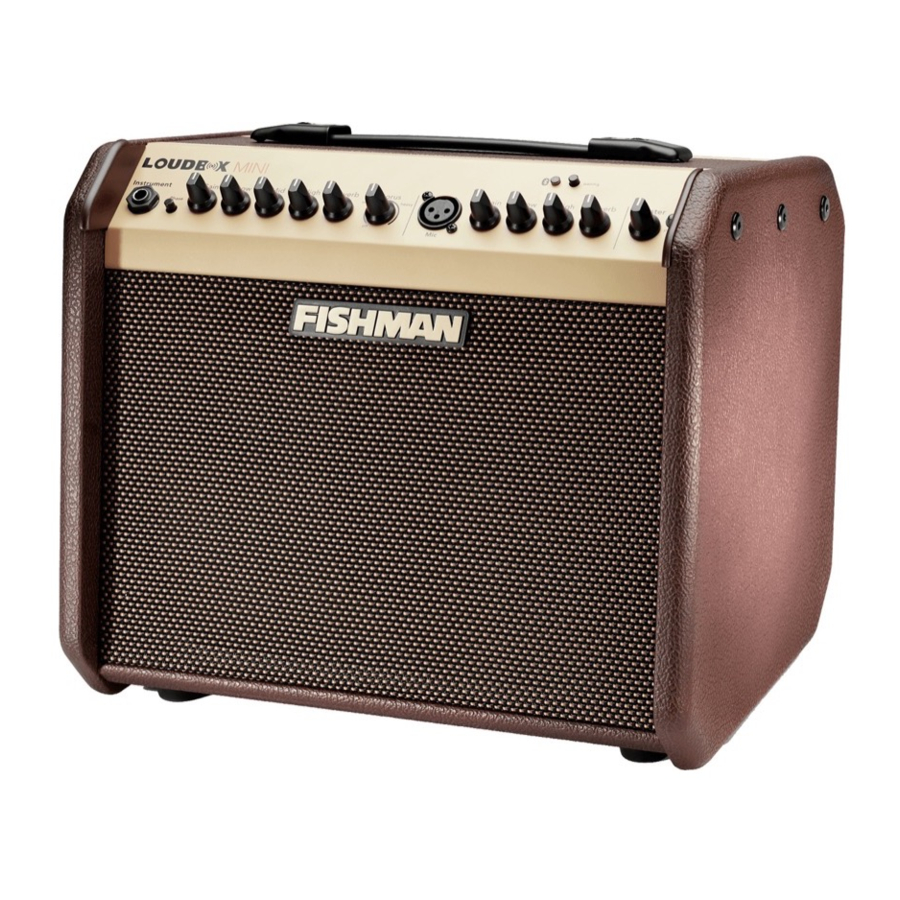Fishman LOUDBOX MINI 60W Amplifier Manual ManualsLib