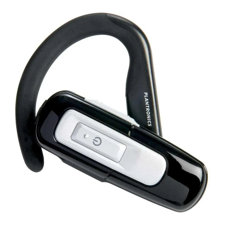 Plantronics Explorer 220 Series Bluetooth Headset Manual Manualslib