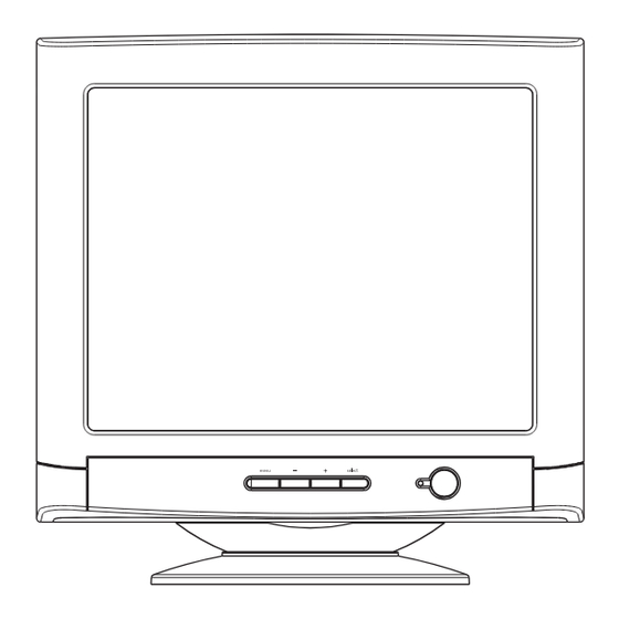 HP D5259A - Pavilion M70 - 17" CRT Display User Manual