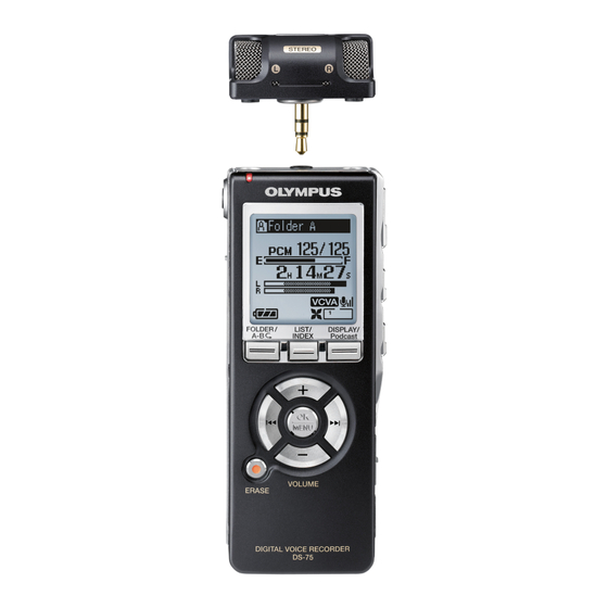 Olympus DS-75 Specifications