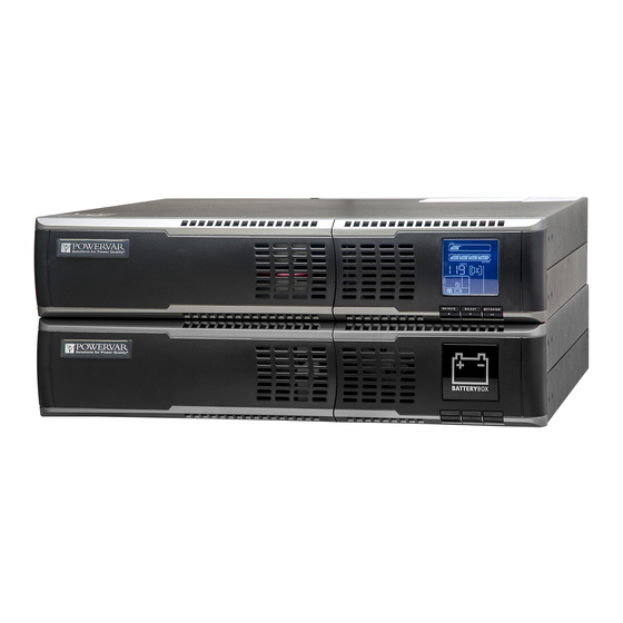 Powervar ACDEF700-11 User Instruction Manual