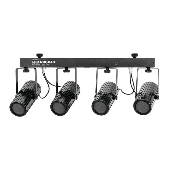 EuroLite LED QDF-Bar RGBAW Light Set User Manual