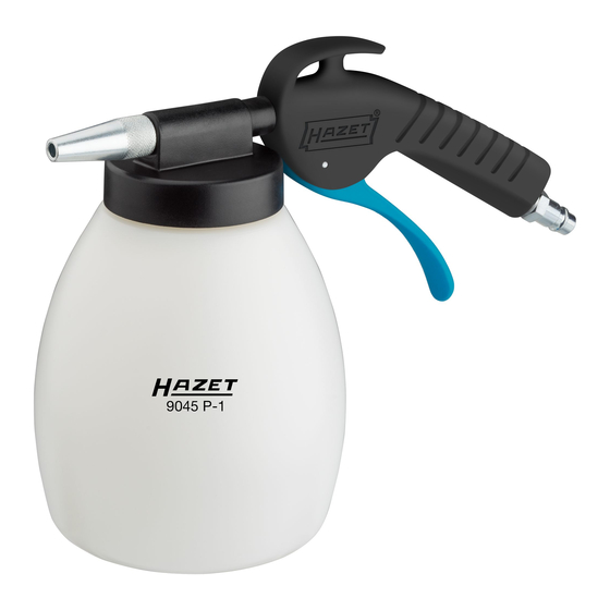 HAZET-WERK Hazet 9045 P-1 Operating Instructions Manual