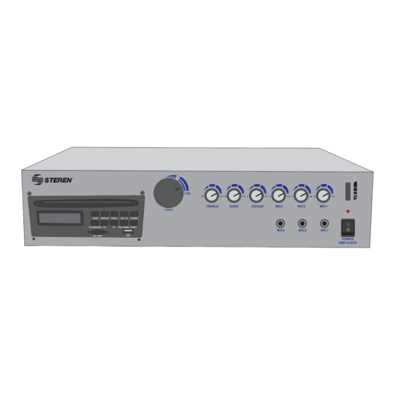 Steren AMP-210CD Quick Start Manual
