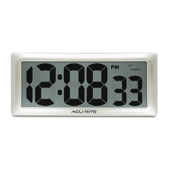 AcuRite Intelli-Time 75173 Instruction Manual