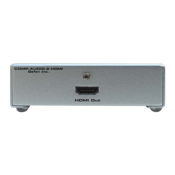Gefen COMPAUD-2-HDMI User Manual