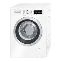Bosch WAW2876XIR Installation Instructions Manual