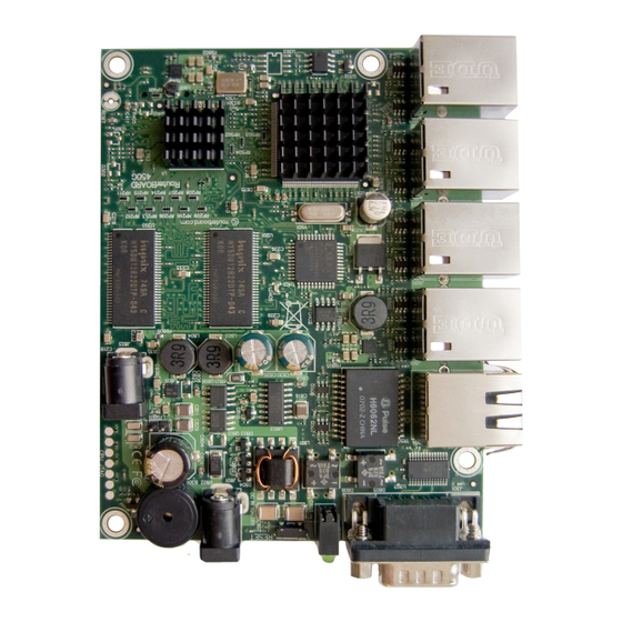 MikroTik RouterBOARD 450 Series User Manual