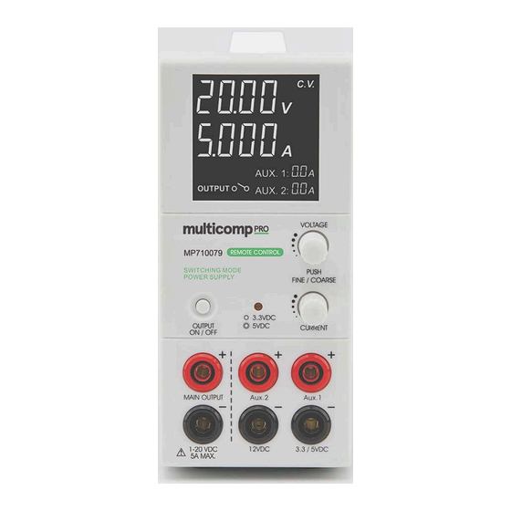 multicomp pro MP710080 User Manual