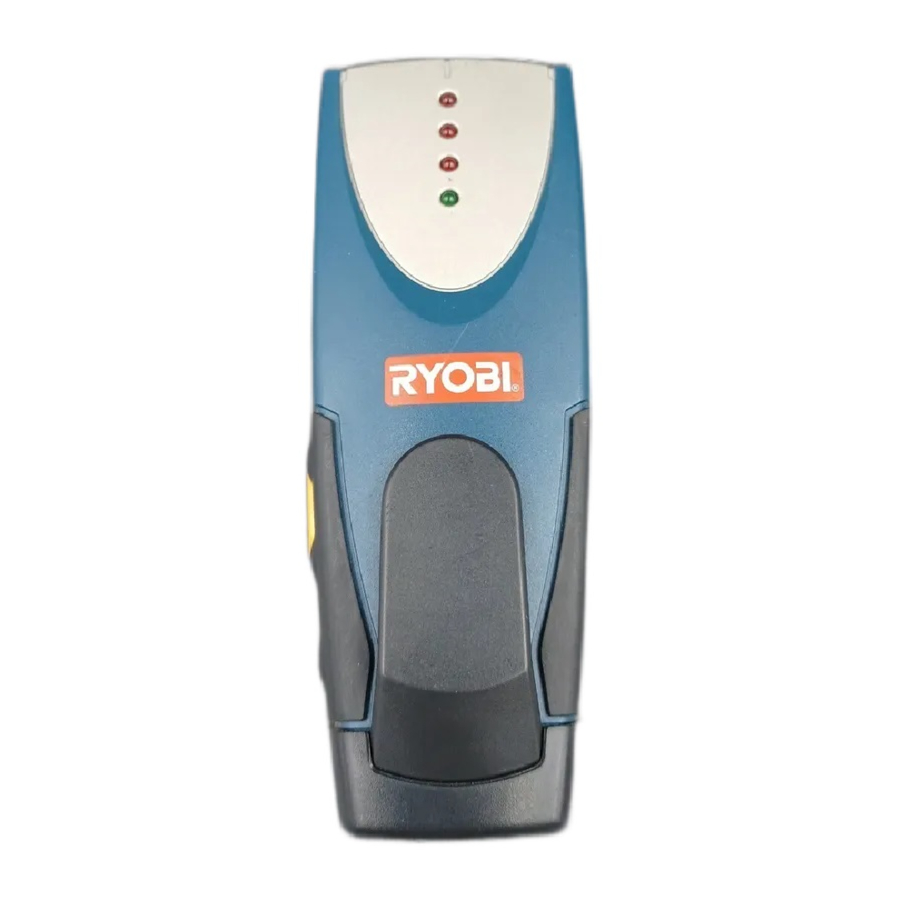 Ryobi STUDTECH EST0002 Stud Finder Manual ManualsLib