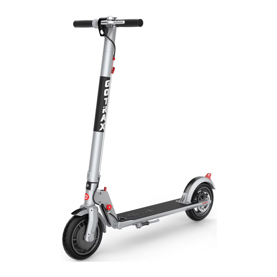 Gotrax XR Ultra Electronic Scooter Manual ManualsLib