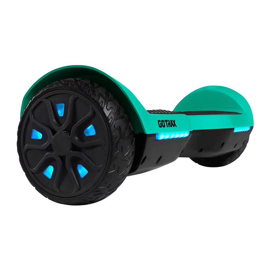 Gotrax SRX A6 Led Hoverboard with Bluetooth Manual ManualsLib