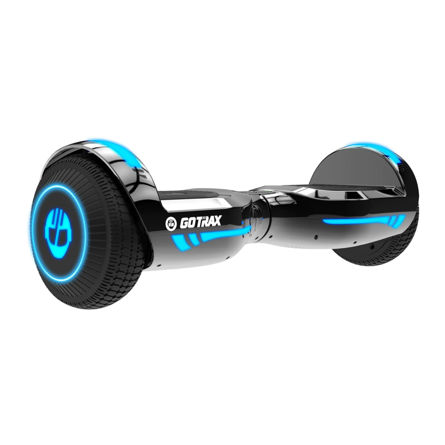 Gotrax Glide Smarter Hoverboard Manual ManualsLib