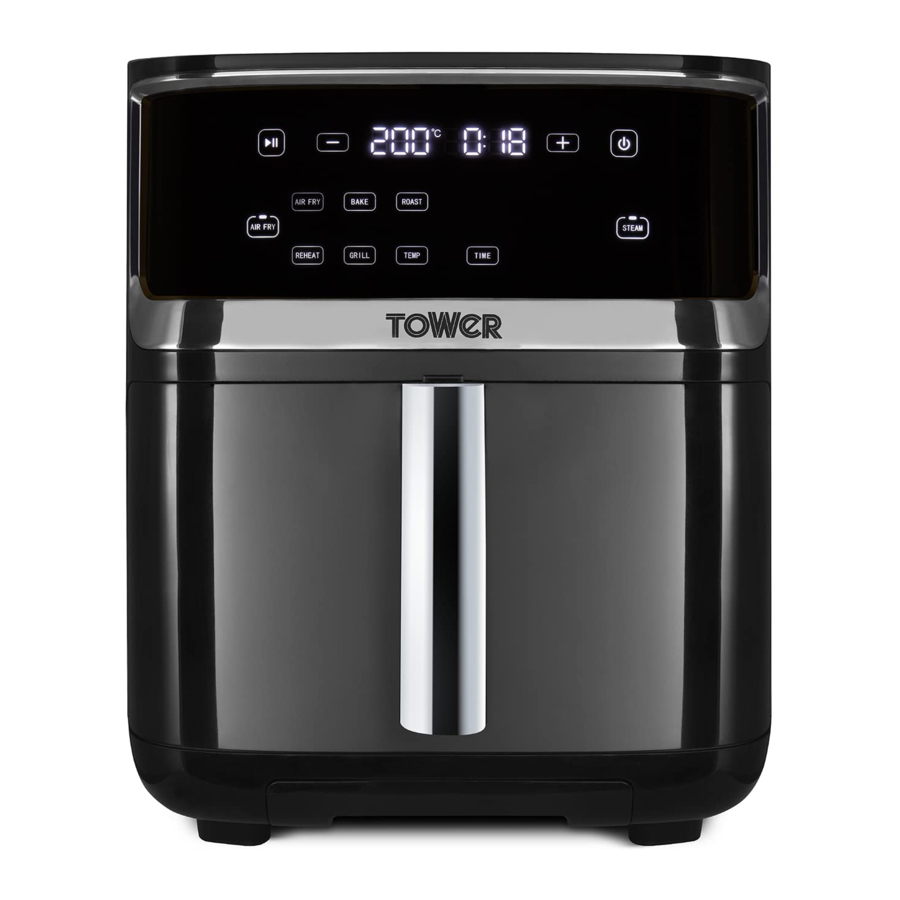 Tower T17101 - 7 in 1 Air Fryer with Steamer 2 Litre Manual | ManualsLib