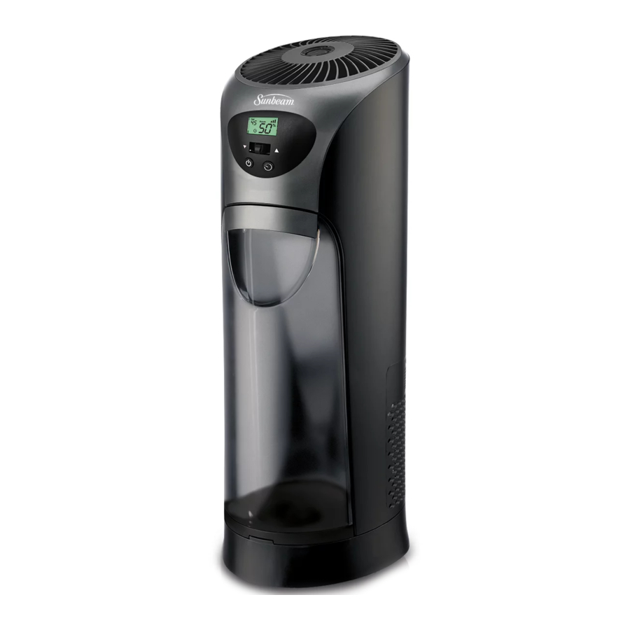 Sunbeam SCM630, SCM631 - Cool Mist Tower Humidifier Manual | ManualsLib