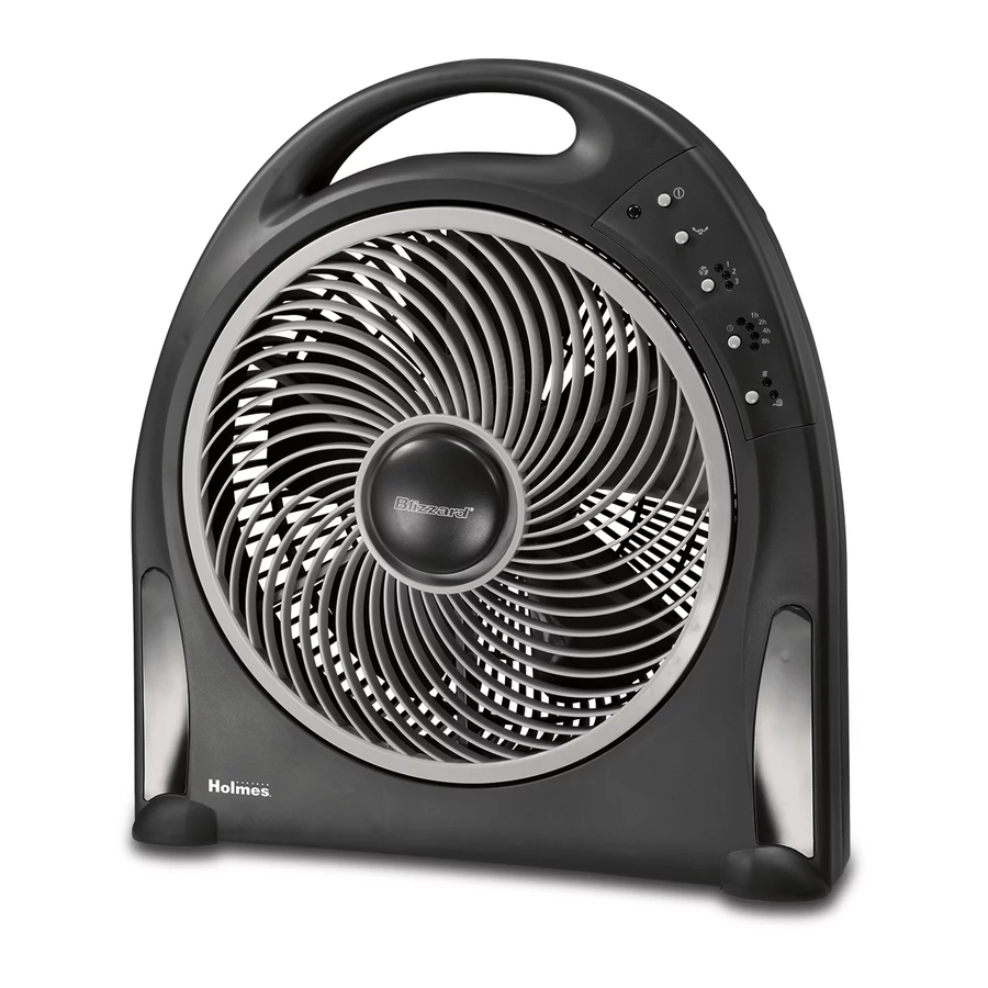 Holmes HAPF624R Blizzard Oscillating Grill Power Fan Manual ManualsLib
