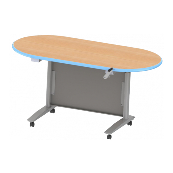 SMITH SYSTEM Lift Desk Assembly Instructions Manual