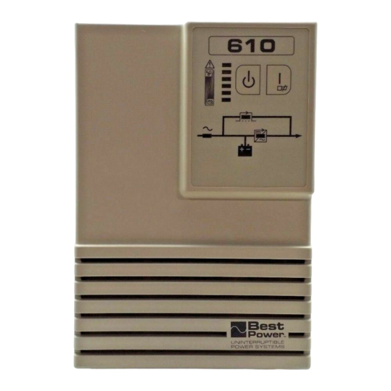 Best Power 610 Manuals