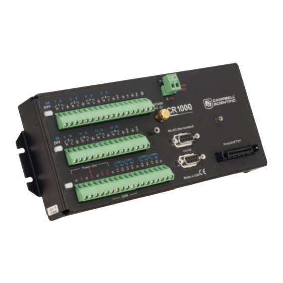 Campbell CR1000 Operator's Manual