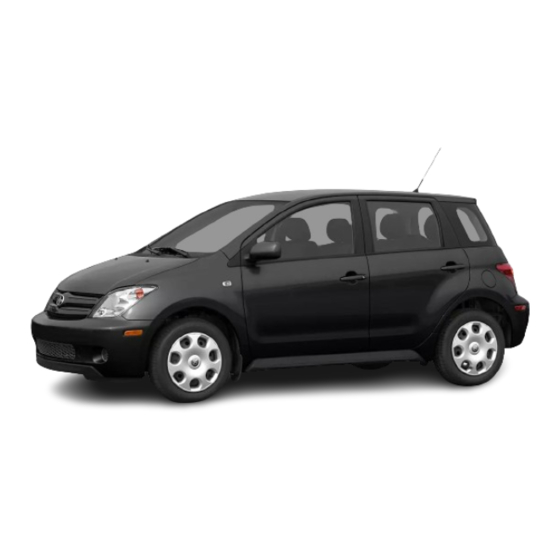 Scion 2005 xA Pocket Reference Manual
