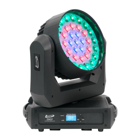 Elation ZW37 User Manual