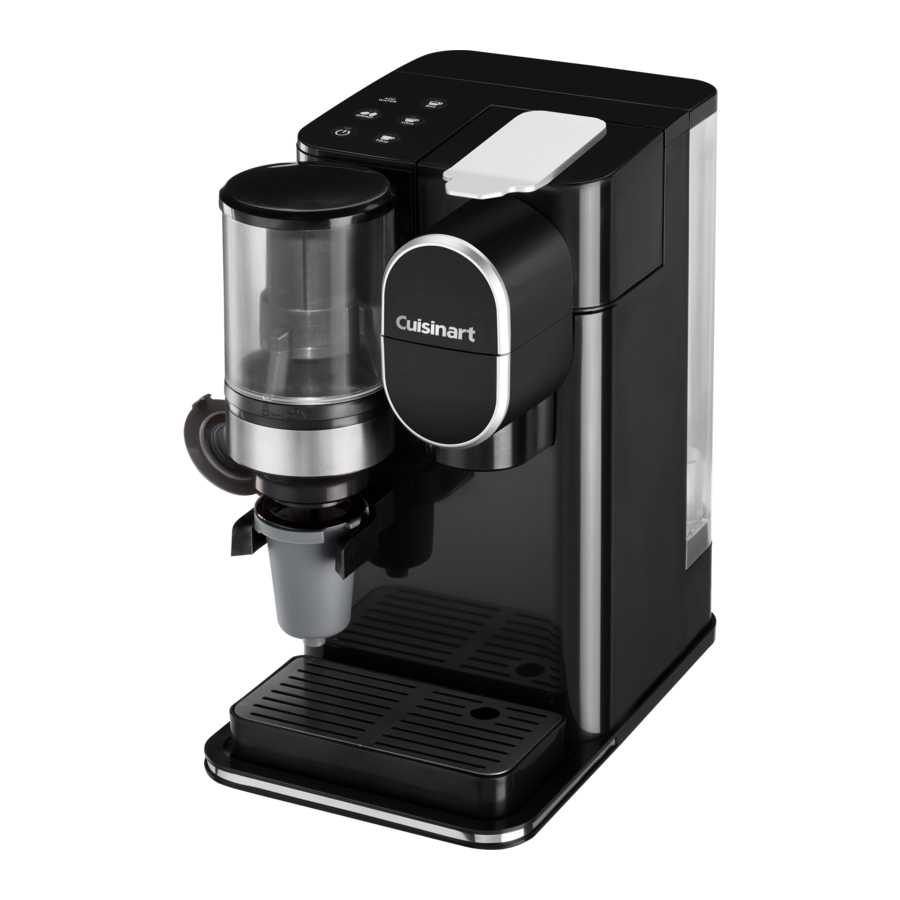 Cuisinart DGB2 Series Grind & Brew SingleServe Coffeemaker Manual