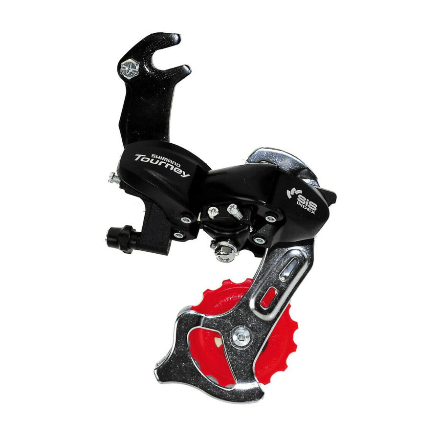 Shimano RD-TX70, RD-TX50, RD-TX30 - Rear Derailleur Manual | ManualsLib