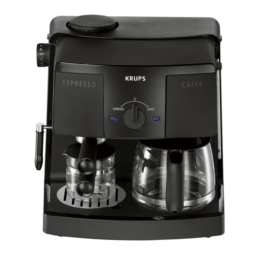 krups duo filter coffee maker manual