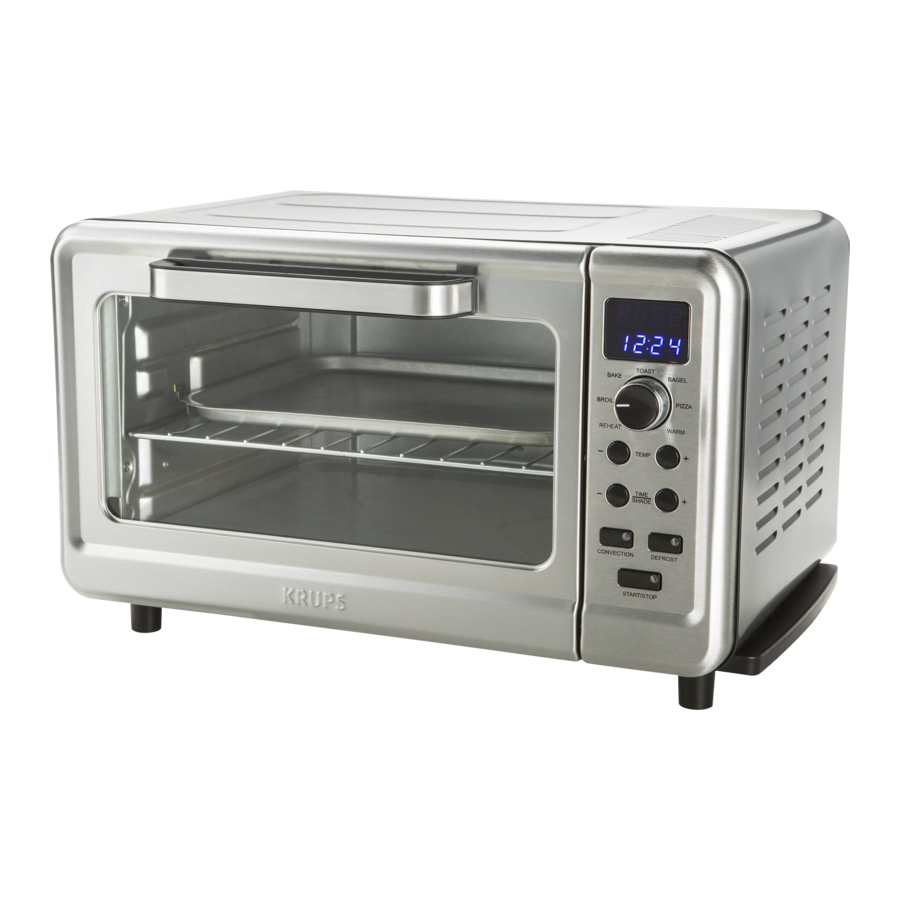 KRUPS OK505D51 Convection Toaster Oven with Digital Controls Manual