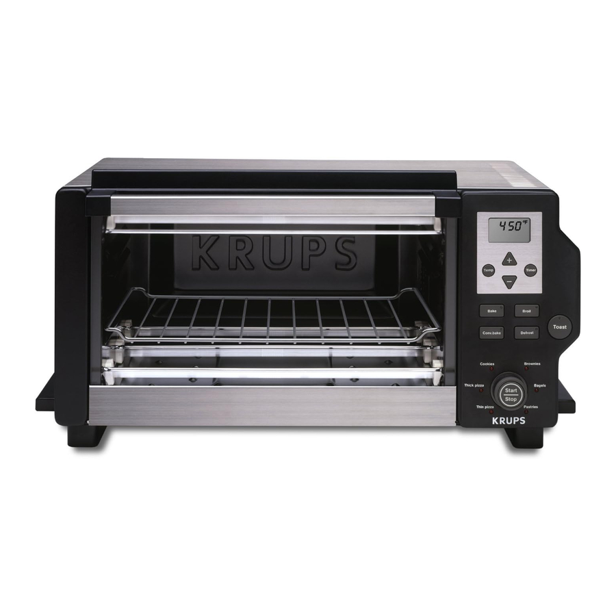 KRUPS TEO FBC413 Toaster Oven Manual ManualsLib