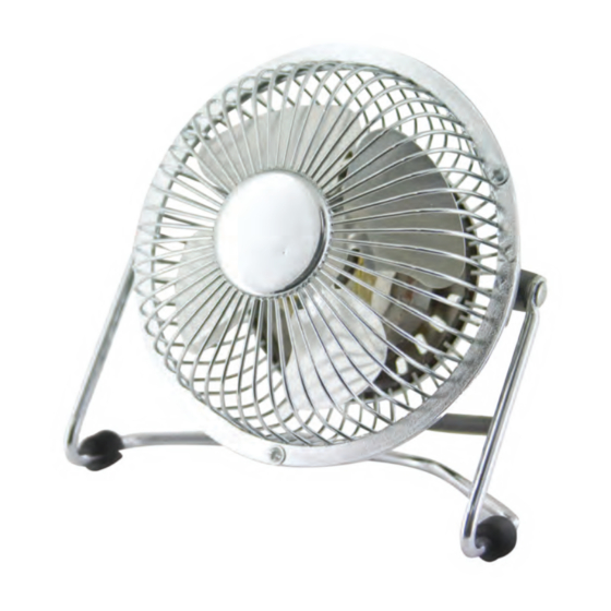 Onix FE10C Personal Mini Fan Manual ManualsLib