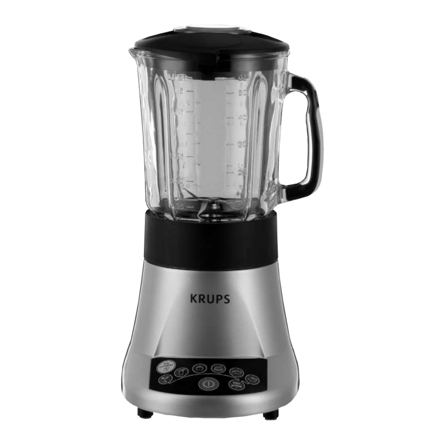 KRUPS FRESHMIX KB710D12 Blender 600 watts Manual ManualsLib