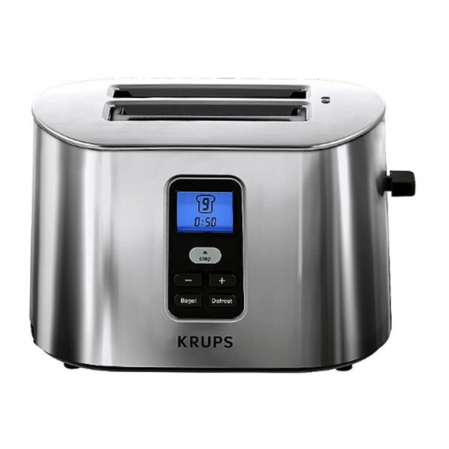 KRUPS TT619050 - Toaster Manual | ManualsLib