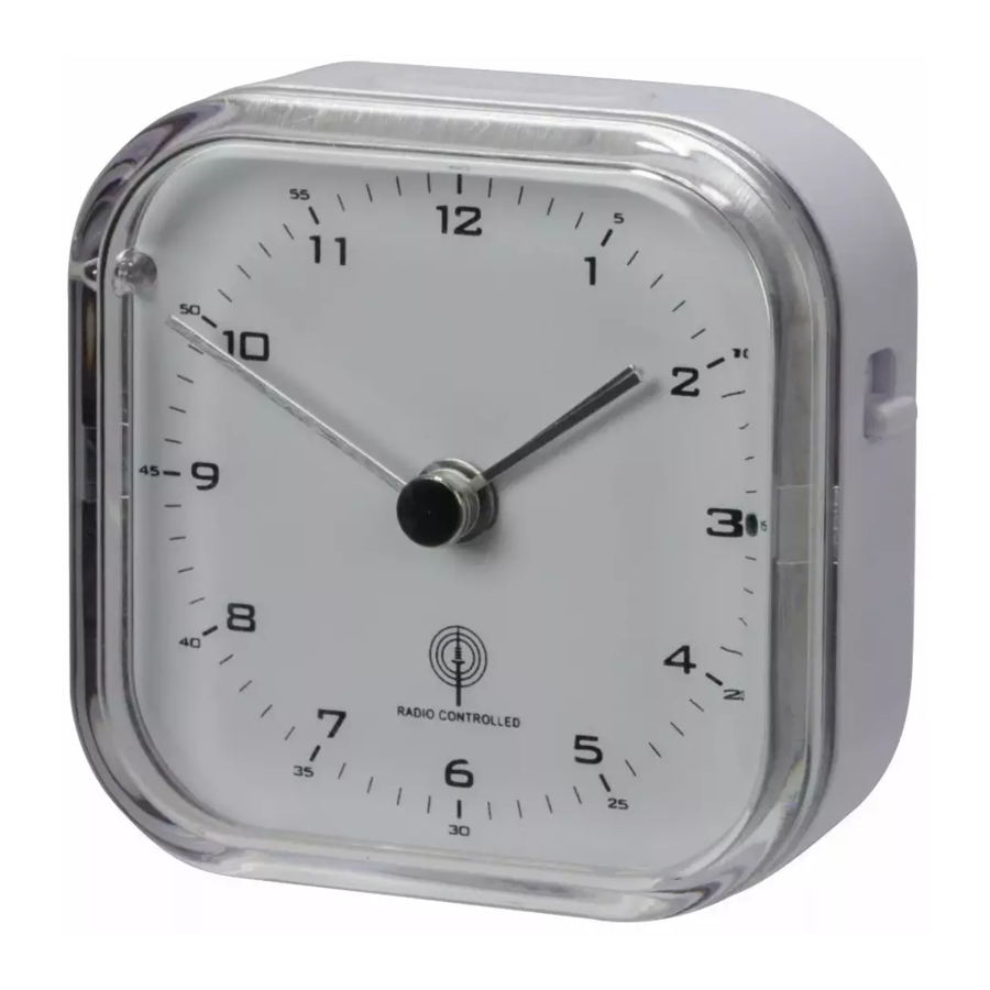 Hama RC 670 Radio Controlled Alarm Clock Operating Manual ManualsLib