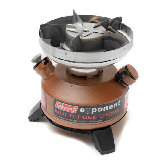 Coleman Exponent M550B725 Stove Manual ManualsLib