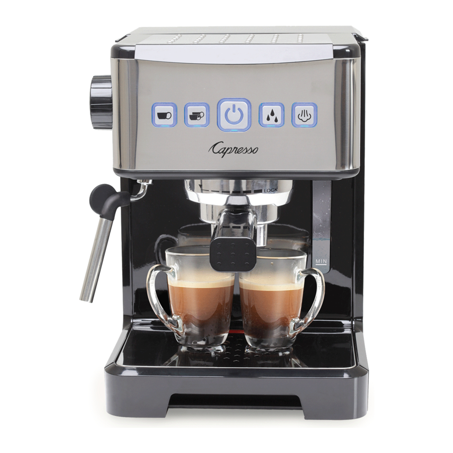 Capresso ULTIMA PRO 124 Programmable Pump Espresso Machine Manual