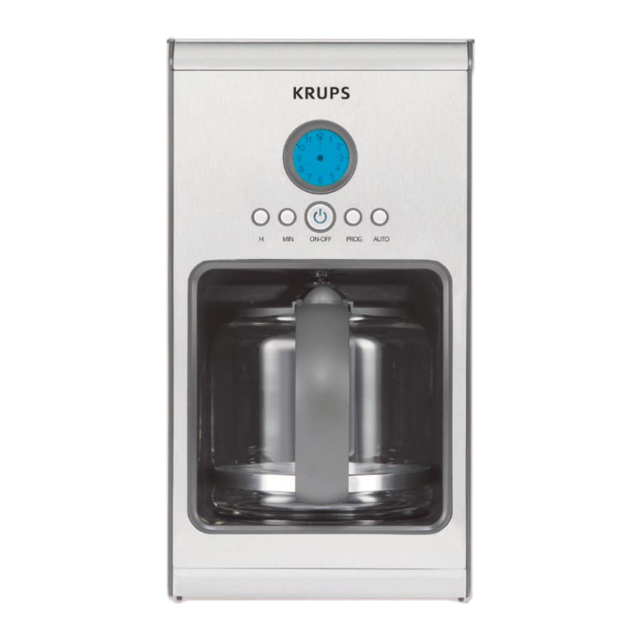 KRUPS PRELUDE INOX KM100050 10cup Stainless Steel Filter Coffee