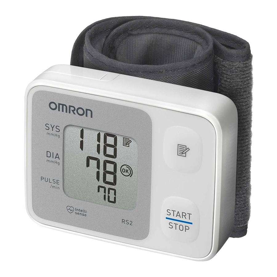 Omron HEM-6121 - Wrist Blood Pressure Monitor Manual | ManualsLib